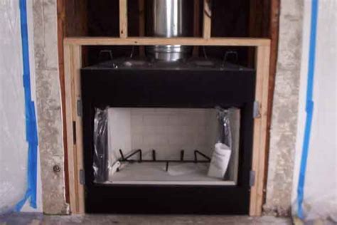 prefab firebox replacement